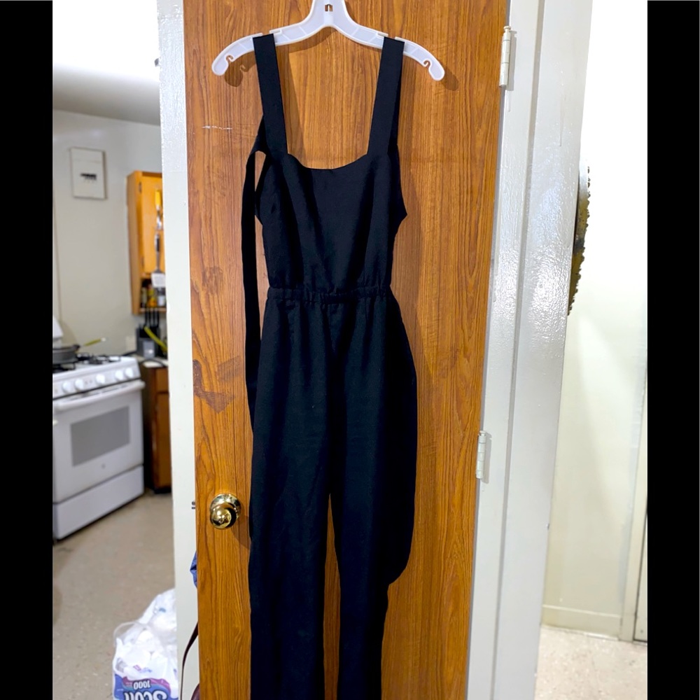 Fashion Nova Black One Piece Jumpsuit